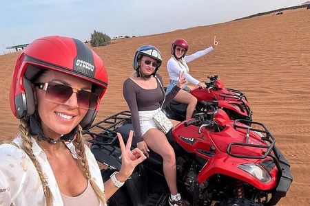 Desert Safari with Quad Bike - Pick & Drop Red Dunes Dinner Shows