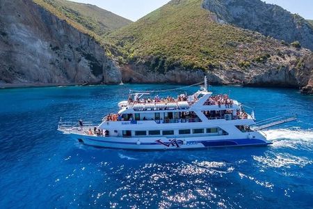 Tour Zakynthos Shipwreck,Blue Caves, Kremmidi Beach Excursion