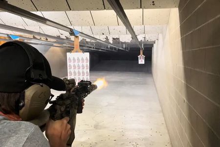 Bullets & BBQ at Indoor Shooting Range in St. Louis County