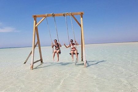 Orange bay Island Parasailing, Snorkeling with Lunch - Hurghada