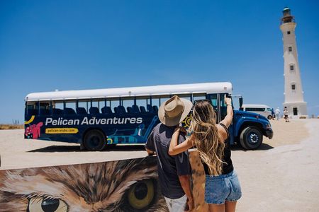 Aruba with Bus and Hop-on Hop-off Tour