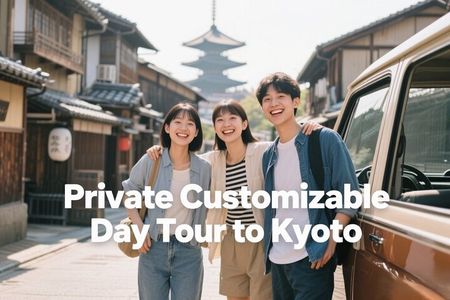 From Osaka: 10-hour Private Customizable Tour to Kyoto