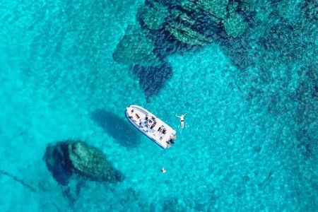 From Olbia: dinghy tour with snorkeling at Tavolara