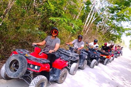 Cozumel Family Adventure with Double Jungle ATV Ride 