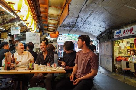 Ginza Under Track Izakaya Crawl Experience