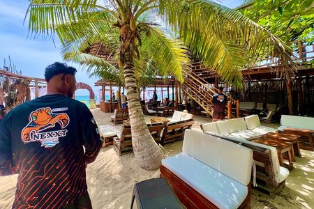 Visit in Cartagena Playa Blanca in Baru Island 