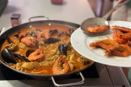 Traditional Paella & Tortilla & Sangria