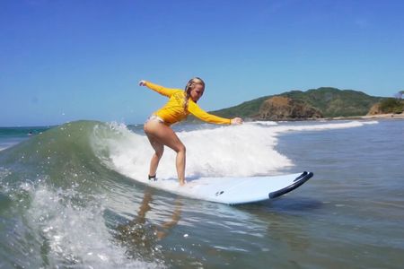 Surf Lessons with Frijoles Locos Pros - Playa Grande Costa Rica!