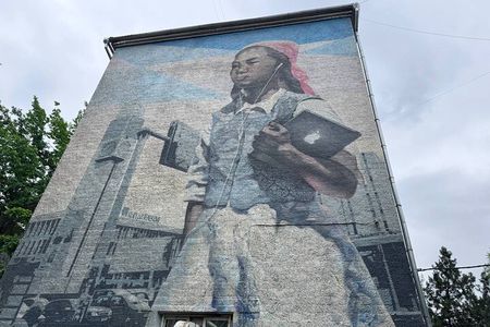 Bishkek Street Murals , Mosaics Arts and Kyrgyz Nomadic History