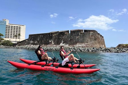Chiliboats Waterbike Day Tour in Condado Lagoon