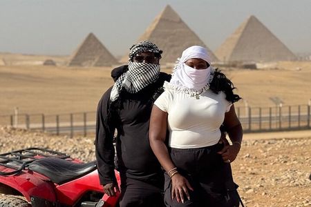 Giza Pyramids, Sphinx, ATV bike, Shopping, Dinner Cruise& Camel 
