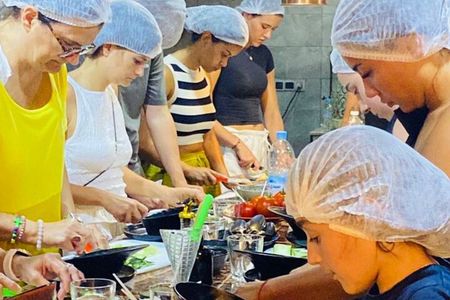 Moroccan Cooking Class at Chouf l'Or Restaurant with Pickup