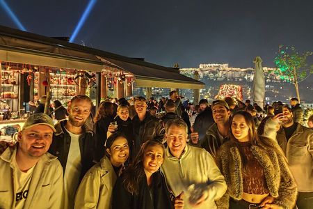 Athens: Rooftop Pub Crawl w/ Acropolis Views & Party