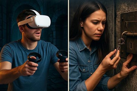 Bundle 1 Hour Real Life Escape Room 1 Hour VR Escape Game