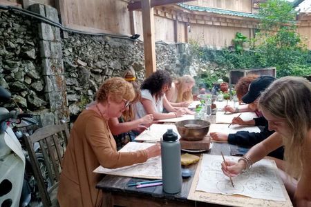 H'Mong traditional beeswax batik