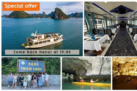 1 Day Halong Cruise Tour with Transfer and early return to Hanoi