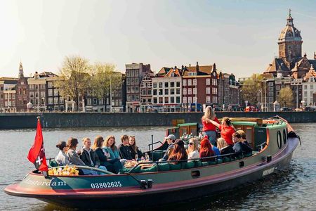 Amsterdam Classic Canal Cruise on a Historic Tugboat