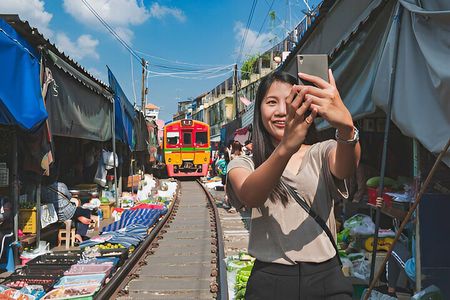 Floating Market & Railway Market Tour from Bangkok