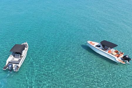 Shipwreck and Blue Caves- 8m Private Boat Tour (up to 11pax)