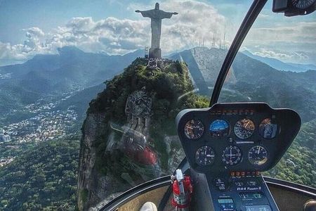 Rio: 25 minute helicopter flight with Christ the Redeemer and Beaches