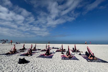 Beach Yoga on Redington Shores
