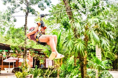  Atv (shared) Zipline , Cenote & Lunch from Playa del Carmen