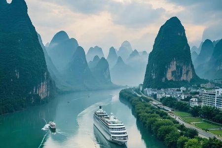 Li River 3/4 Star Cruise from Guilin to Yangshuo Day Tour+Pick Up