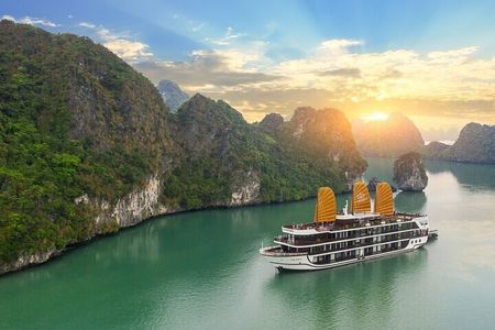 Halong La Regina 5 Star Cruise 2d1n,All inclusive,transfer