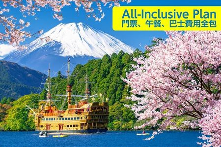 Mt. Fuji 5th Station, Owakudani Ropeway, Pirate Ship plus Outlet shopping! 