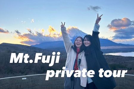 Mt. Fuji Private Tour w/ local English speaking guide & activity