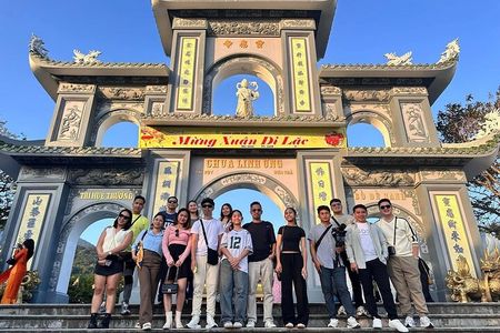 Hoi An: Golden Bridge - Marble Mountains - Lady Buddha Tour