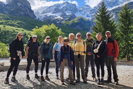 Hiking Tour of Valbona, Theth & Blue Eye in 3 Days from Tirana