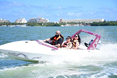 Cancun Speedboat and Snorkel at Punta Nizuc National Park Reef