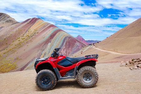 From Cusco: Rainbow Mountain with ATVs Full Day