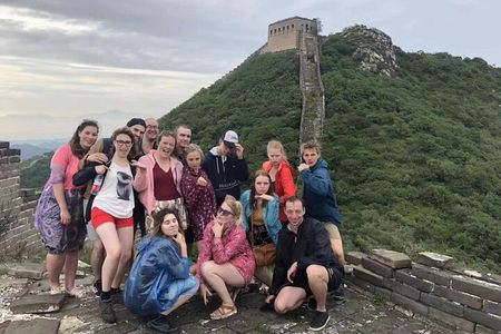 Camping on the ancient Great Wall