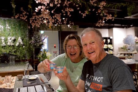Cherry blossom & Japanese Sake Tasting in Shinjuku 