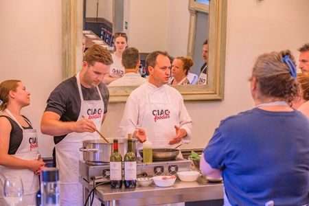 Pasta and Tiramisu Cooking Class with optional Local Market Tour