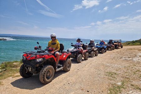 Cape Kamenjak Quad Safari 2.5h – Cliff Jump & Safari Bar