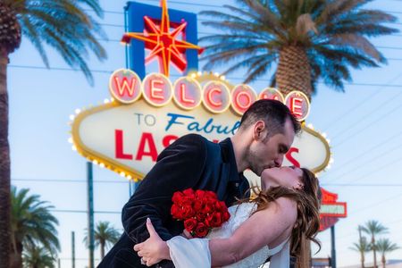 Get Married at the Fabulous Las Vegas Sign + Photos 