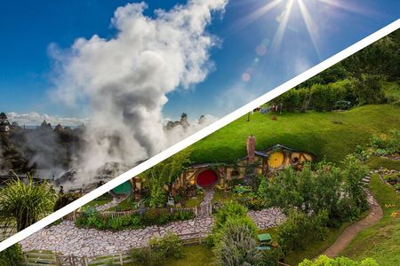 Hobbiton & Rotorua Small Group Day Tour inc Te Puia from Auckland