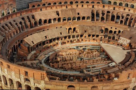 Colosseum Arena Floor Twilight Tour with Imperial Forums