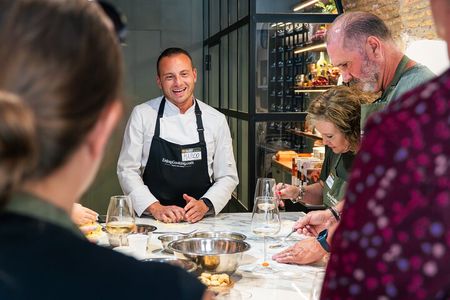 Authentic Roman Pasta & Tiramisu Experience with Italian Wine 
