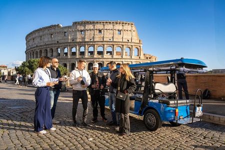 Rome in Style: Golf Cart Tour with Prosecco and Gelato