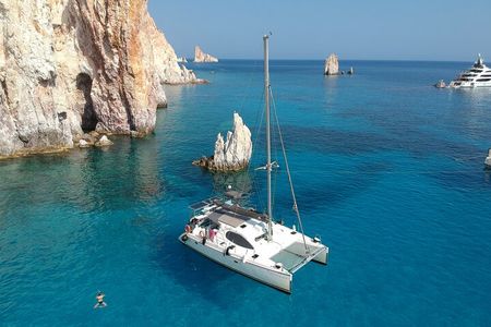 Full Day Tour to Kleftiko, Firlingos and Poliegos Catamaran