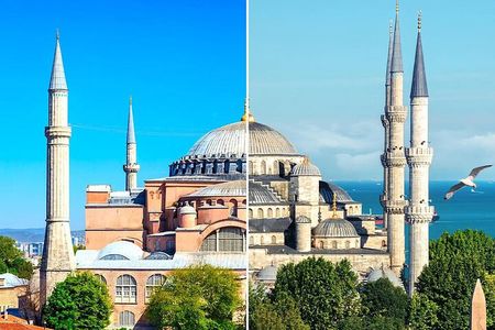 Istanbul: Hagia Sophia Ticket with Audio Guide & Blue Mosque