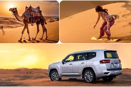 Desert Safari, Quad Bike, Dune buggy, Sand-boarding & CamelRide