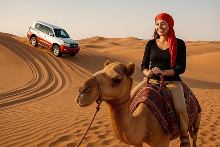 Desert Safari, Quad Bike, Dune buggy, Sand-boarding & CamelRide
