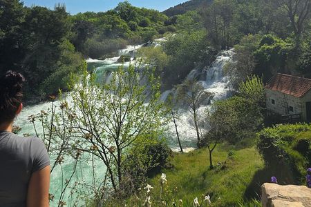 Krka Waterfalls & Primošten Beach Private Tour from Split