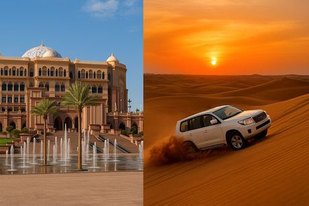 Abu Dhabi City Tour with Desert Safari and BBQ Dinner
