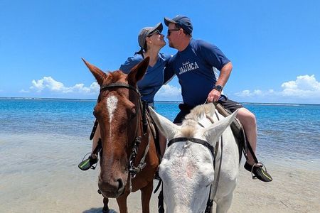 Blue Hole, Horseride with Swim and Bamboo Rafting Ocho Rios